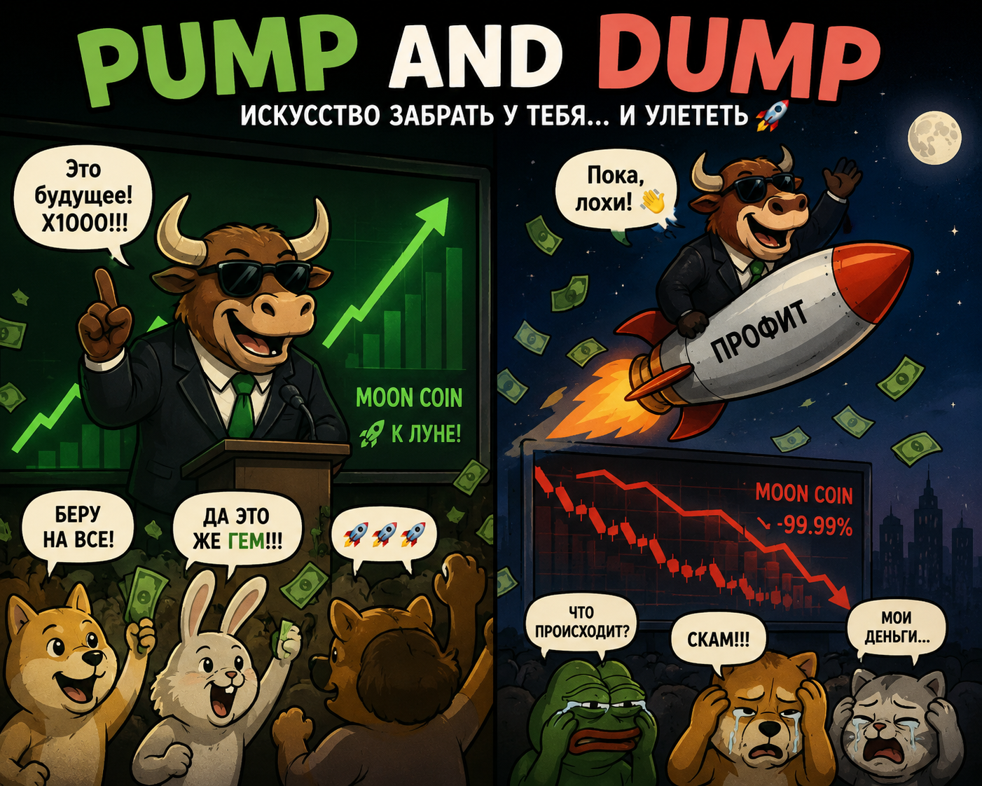 Pump & Dump, Что такое Pump & Dump, Знаменитые крахи
